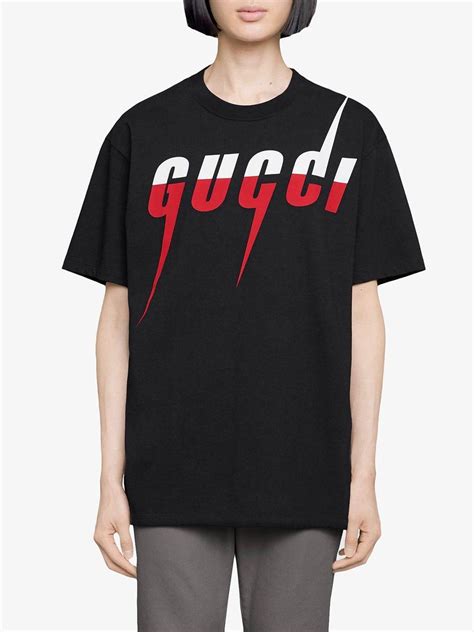 gucci black logo t ss 19|gucci t shirt sale.